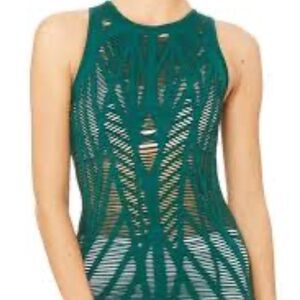 ALO Yoga Teal Tank Top